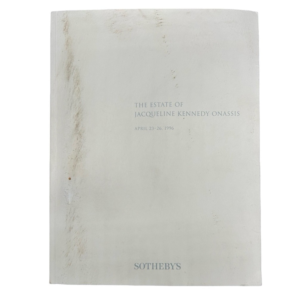 Sotheby's The Estate of Jacqueline Kennedy Onassis‎ 1996 Auction Catalog Results